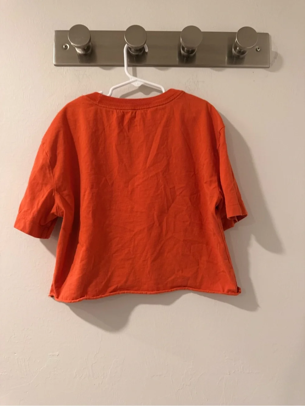 Nike Kids Orange Tee with White Logo